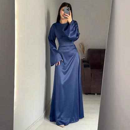 Charlotte | Damen Maxikleid mit Glockenärmeln