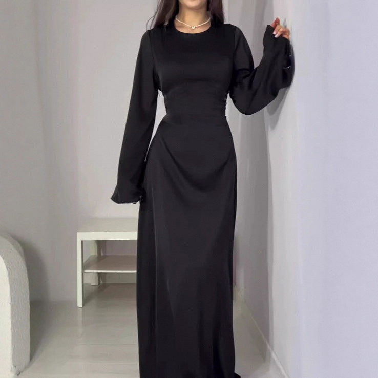 Charlotte | Damen Maxikleid mit Glockenärmeln