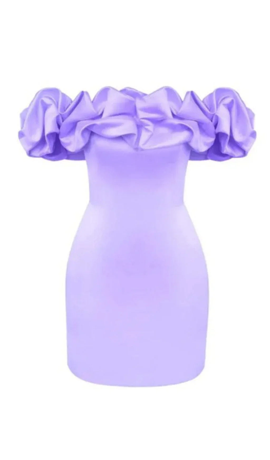 Milena | Schulterfreies Minikleid mit Rüschen