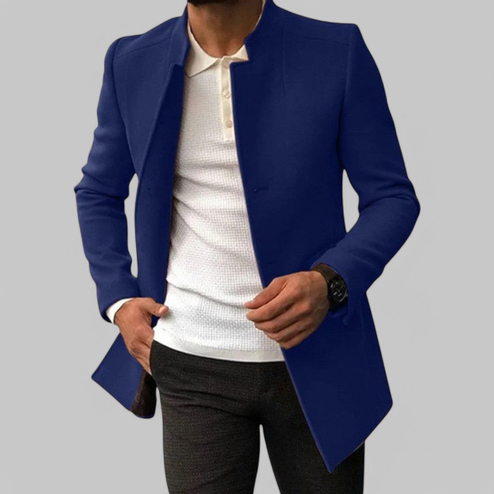 Eleganter Herren-Freizeitmantel – Minimalistischer Wintermantel mit Knöpfen 10