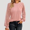 Elegantes, langärmeliges Damen-Ausgeh-Top 0