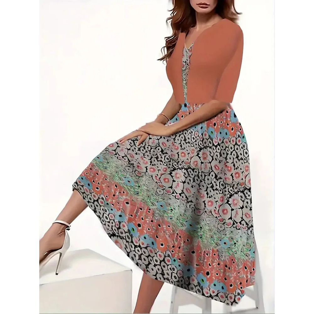 Elfriedela | Langes Kleid für Damen 1