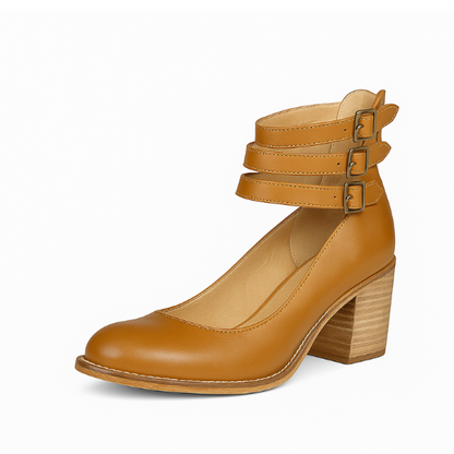 Damen Mehrriemige Schuhe mit Absatz | Klassisch