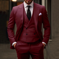 Everett | Klassischer dreiteiliger Slim-Fit-Anzug für Herren