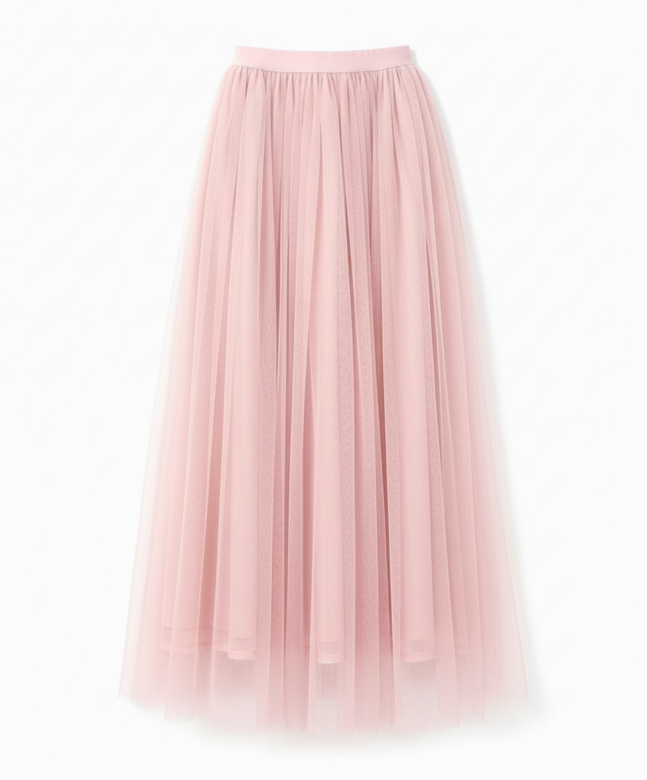 Rochie midi damă cu mâneci lungi, mulată | Fustă transparentă