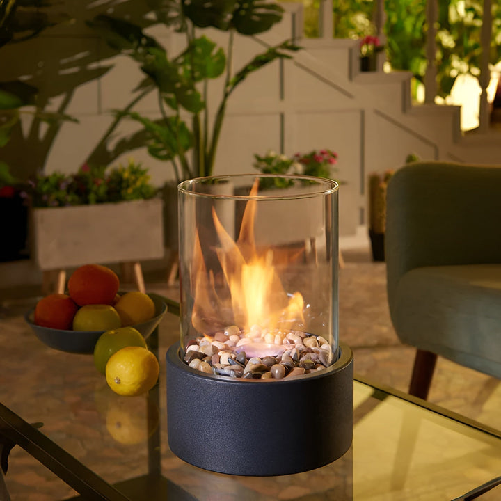 FlameCraft | Moderne Tischfeuerstelle für gemütliche Innen- und Außenbereiche 7
