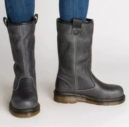 Gefütterte Damenstiefel | Leder 2