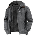 Gefütterte Herren-Kapuzenjacke | Winter 