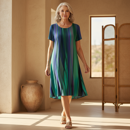 Genna - Lässiges Boho-Farbverlaufskleid 1