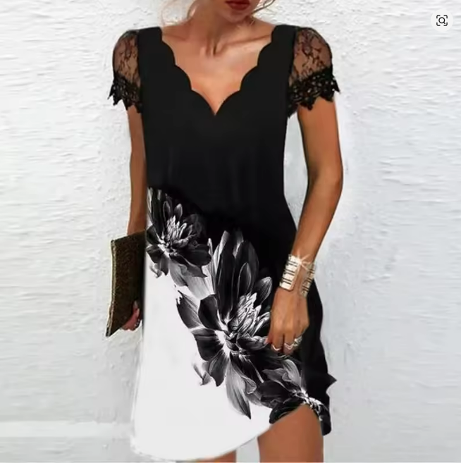 Weronika | Damen Glitzer-Partykleid