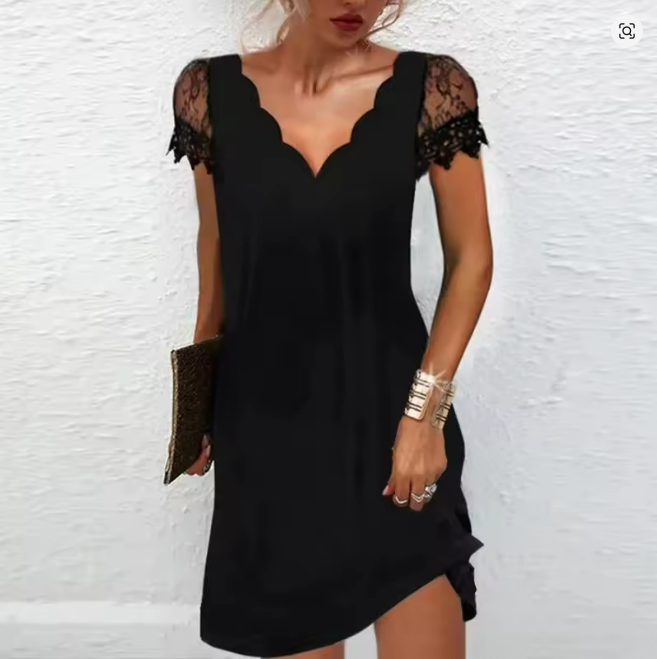 Weronika | Damen Glitzer-Partykleid