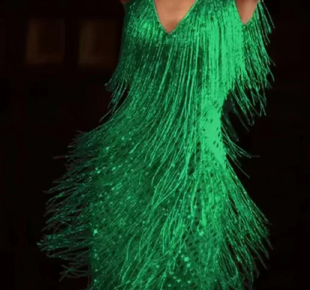 Lidia | Robe courte à franges pour soirées