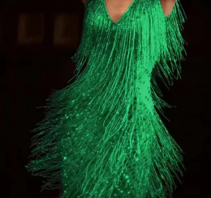 Lidia | Minikleid mit Fransen für Partys