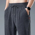 Herren Kordelzug Taille Schmal Zulaufende Relaxed Fit Hose | Freizeit
