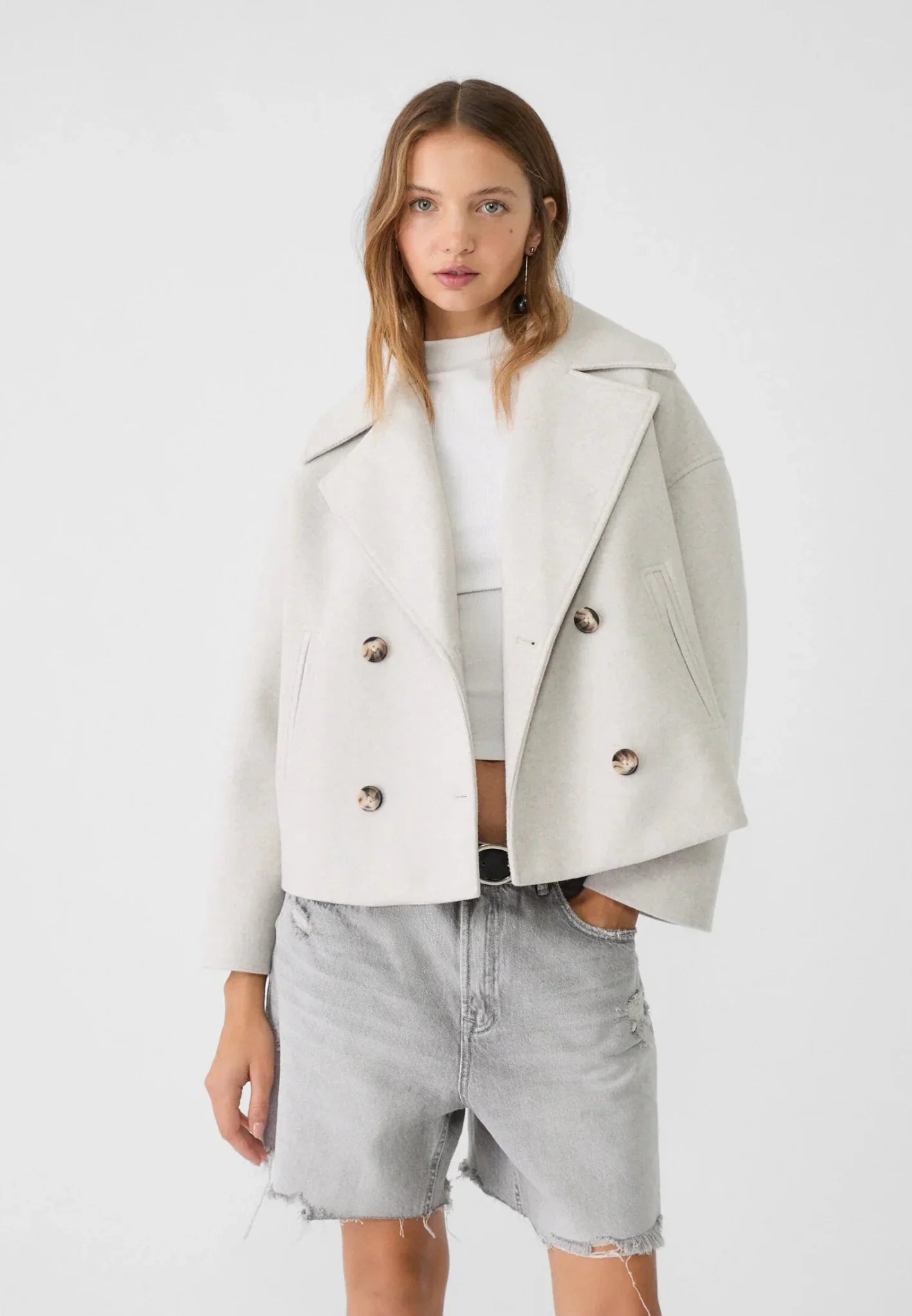 Hadley | Kurze, zweireihige Jacke
