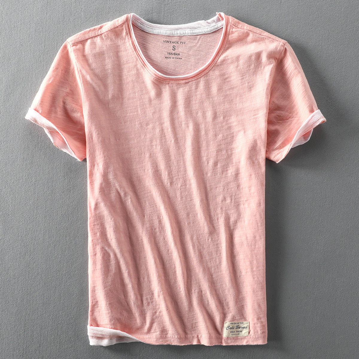Tricou bărbați cu mânecă scurtă, croială clasică | Stil minimalist