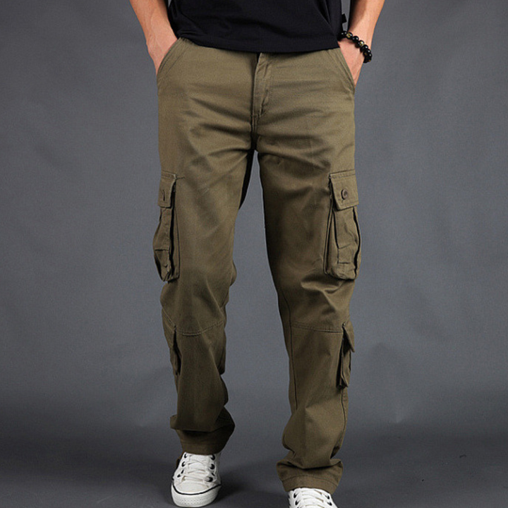 Herren Cargohose | weicher Stoff | Strapazierfähig, bequem & kühl | Outdoor & Freizeit