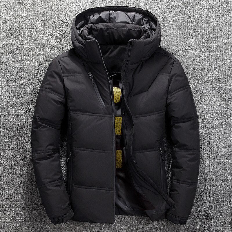 Herren Daunenjacke mit Kapuze | Winter