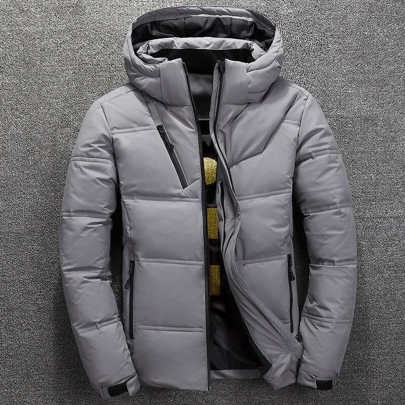 Herren Daunenjacke mit Kapuze | Winter