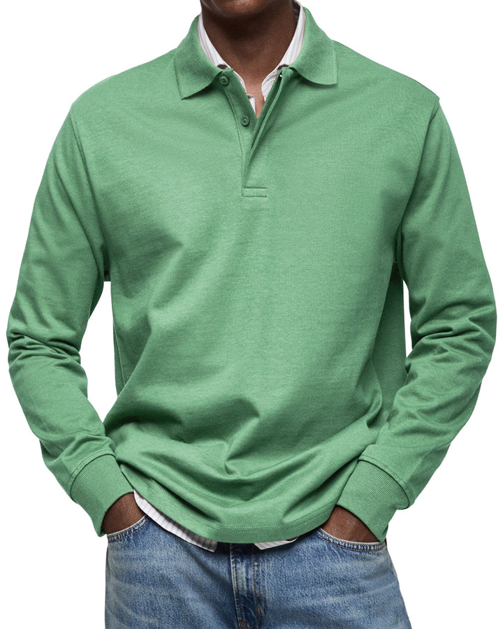 Herren Poloshirt Langer Arm | Poloshirts Für Männer - Vielseitig Für Freizeit Und Formal
