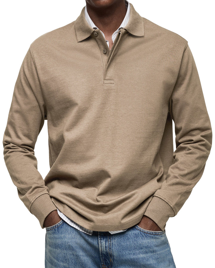 Herren Poloshirt Langer Arm | Poloshirts Für Männer - Vielseitig Für Freizeit Und Formal