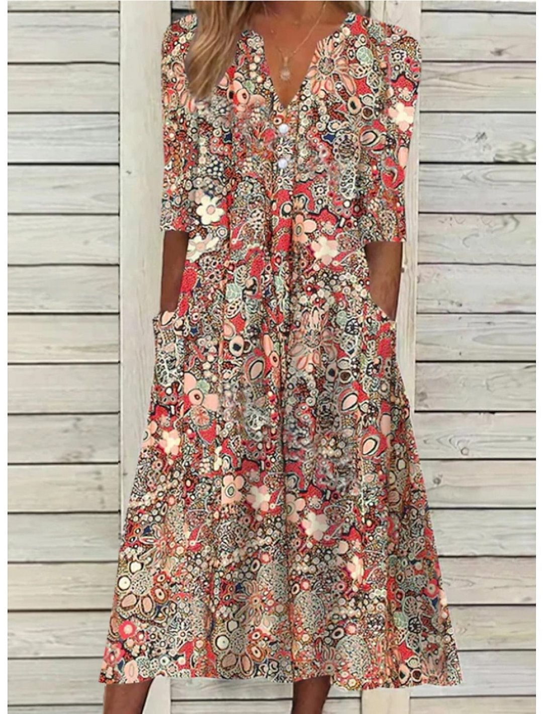 Ilseilin | Blumiges Kleid für Damen 0