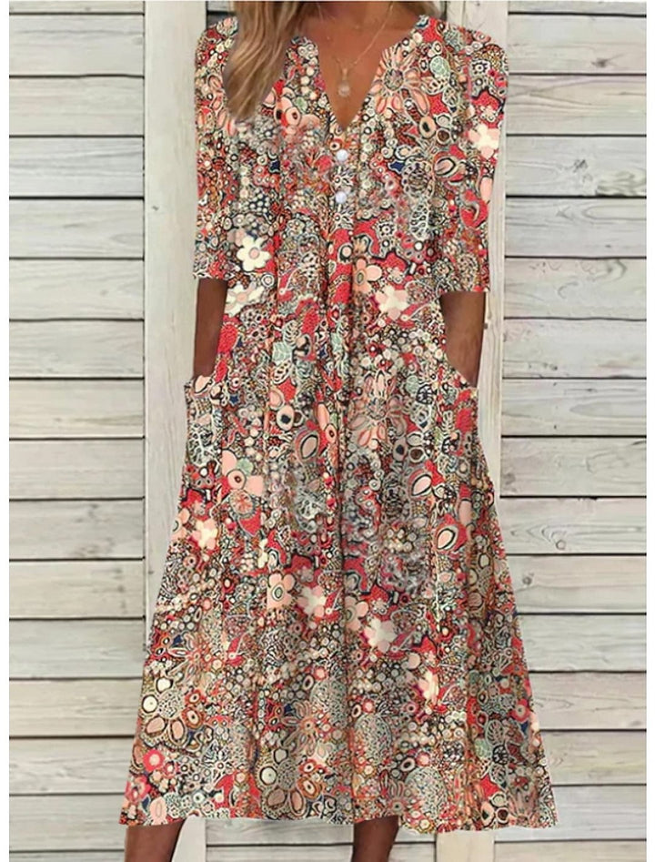 Ilseilin | Blumiges Kleid für Damen 0