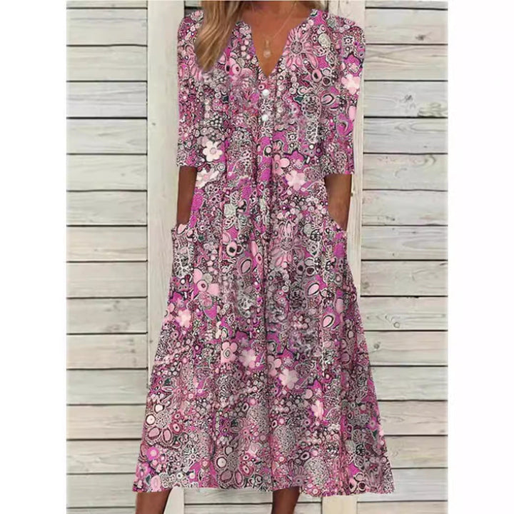 Ilseilin | Blumiges Kleid für Damen 3
