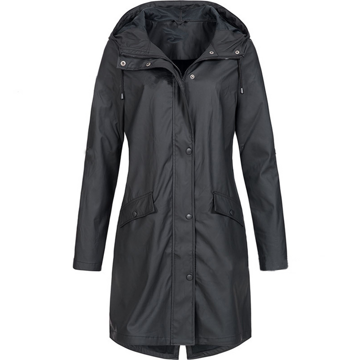 Jacke Damen | Wasserdichte Lange Jacke für Alle Jahreszeiten