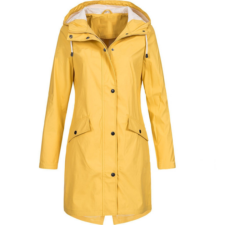 Jacke Damen | Wasserdichte Lange Jacke für Außenbekleidung in allen Jahreszeiten