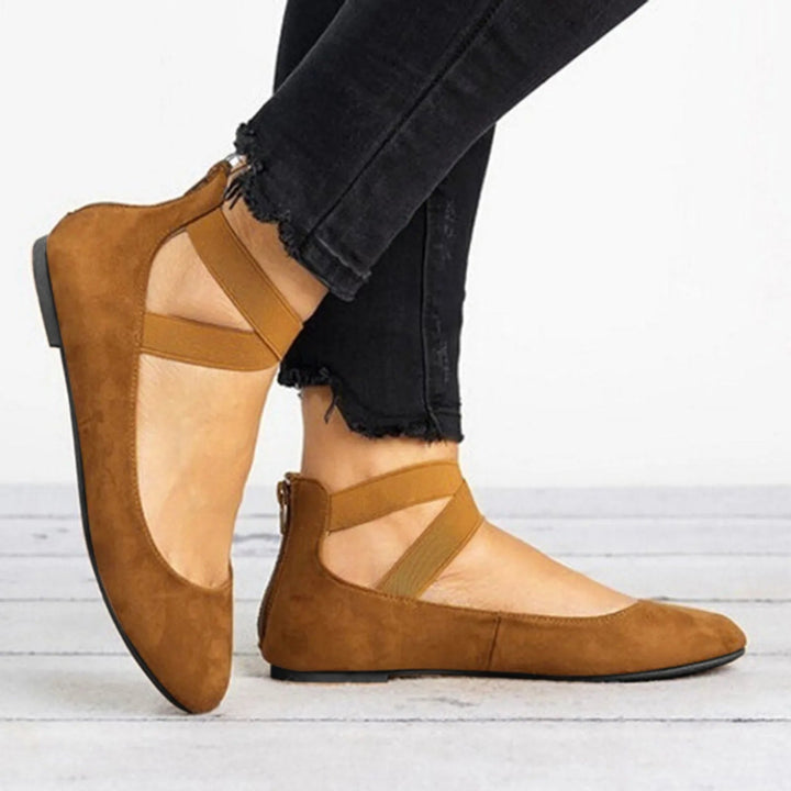 Jenny | Ballerinas mit gekreuzten Riemen für Damen im Frühling 5