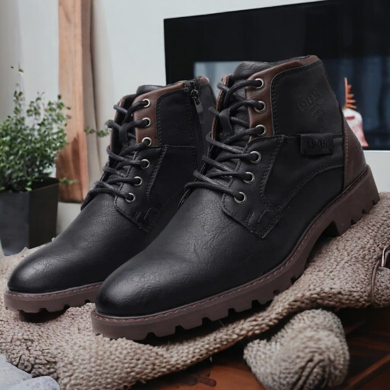Kunstlederstiefel | Herrenstiefel für Arbeit, Freizeit und besondere Anlässe