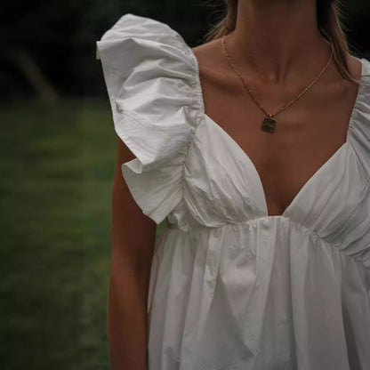 Lena | Minikleid mit Volantärmeln