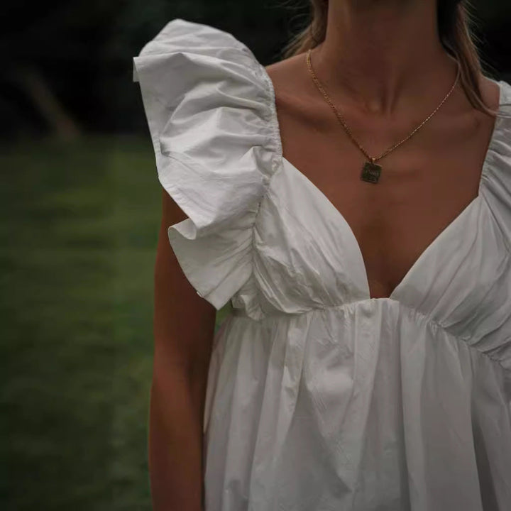 Lena | Minikleid mit Volantärmeln