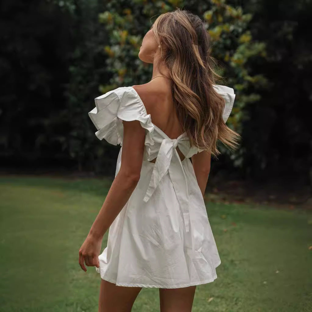 Lena | Minikleid mit Volantärmeln