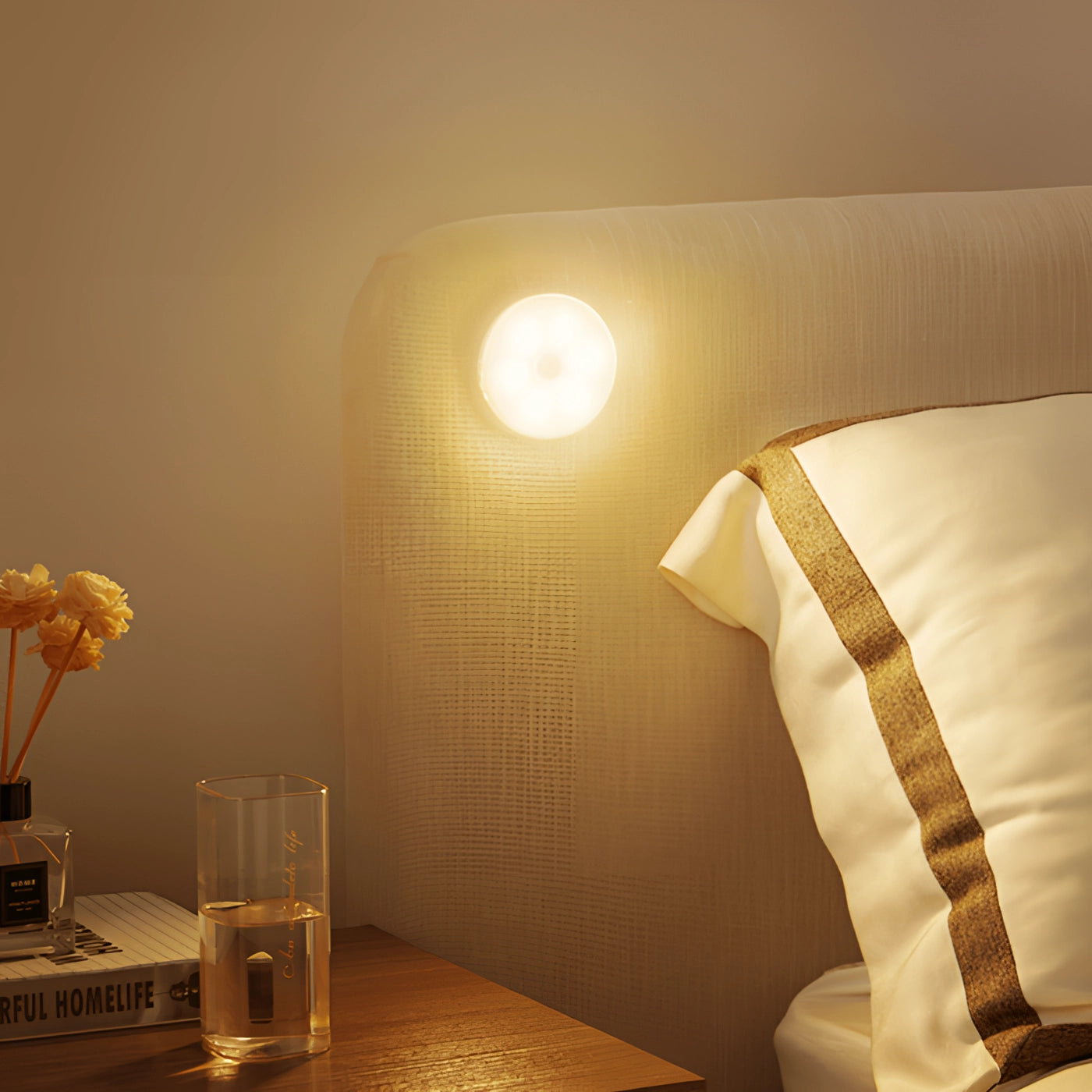 LED-Bewegungsmelderleuchte – kabellos, wiederaufladbar, energieeffizient 