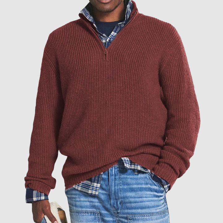 Langer Trucker-Pullover für Herren | Warm