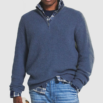 Langer Trucker-Pullover für Herren | Warm