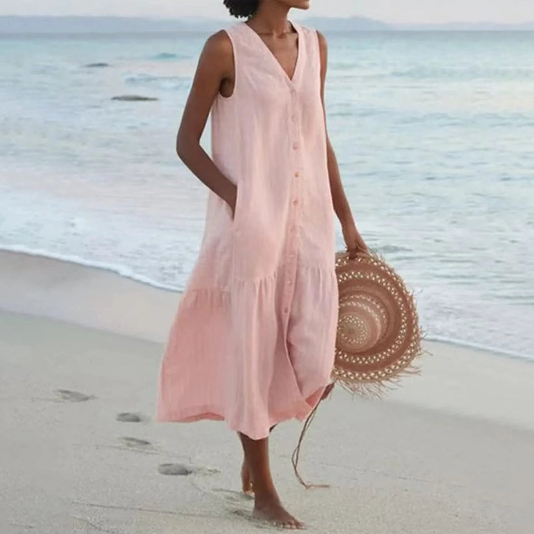 Lena | Kleid mit V-Ausschnitt 2