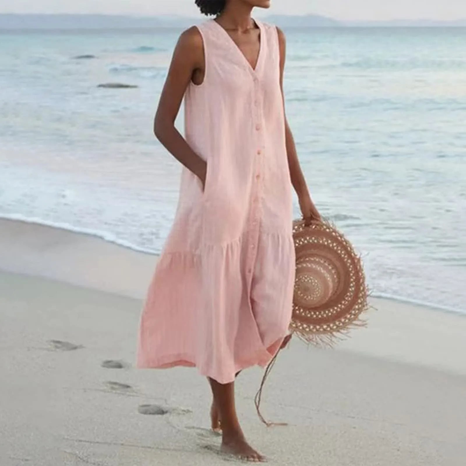 Lena | Kleid mit V-Ausschnitt 2