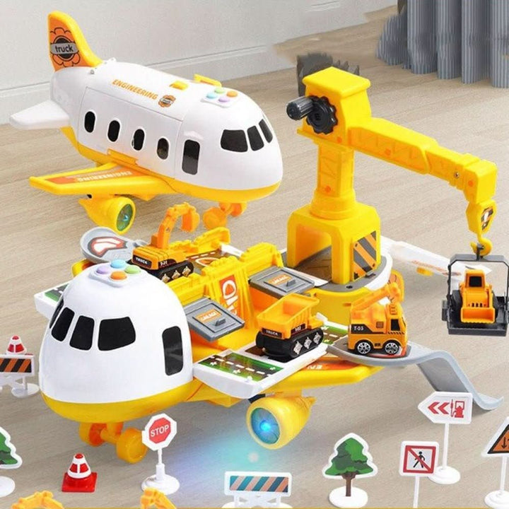 Lernspielzeug Flughafen mit Flugzeug, Autos und Zubehör 2