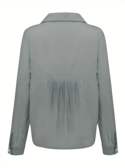 Laura | Damen Bluse mit Knopfleiste