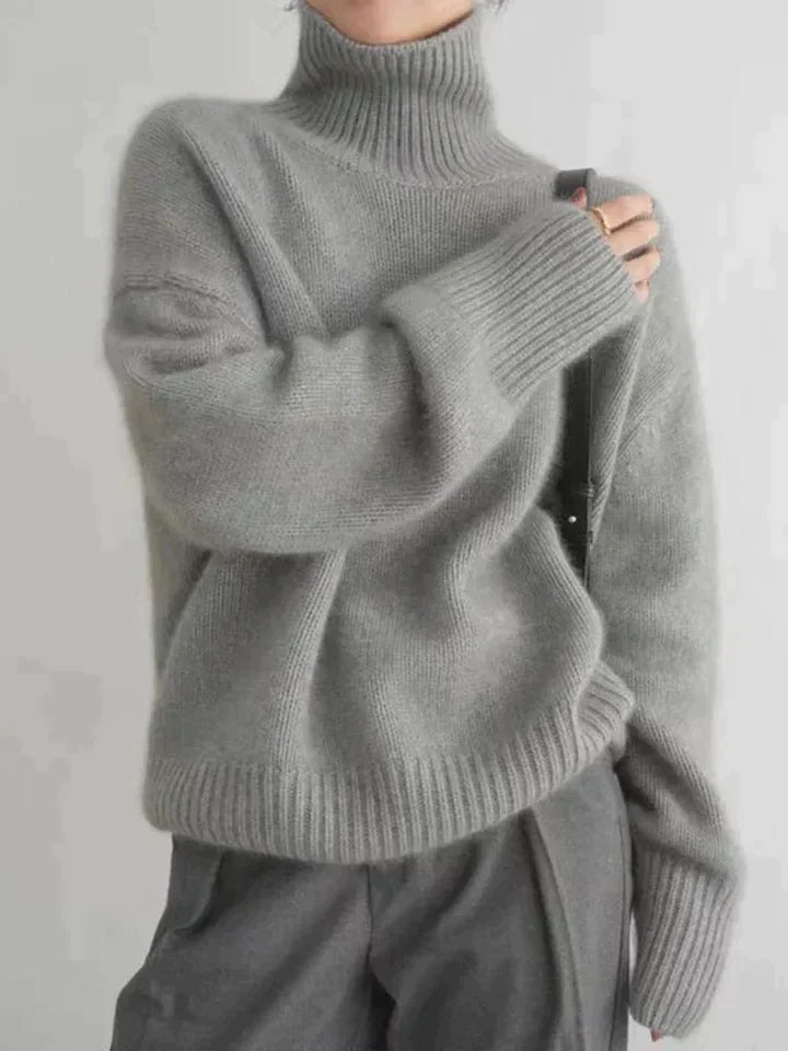 Luxuriöser Rollkragenpullover für Damen