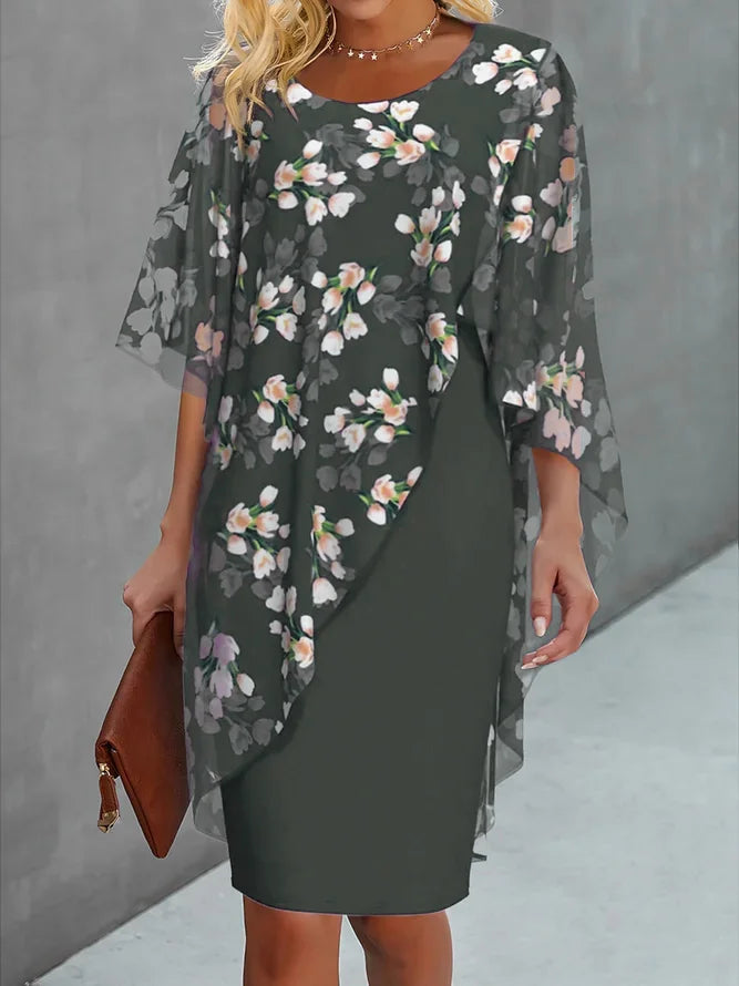 Lyanna | Florales Chiffon-Damenkleid 3