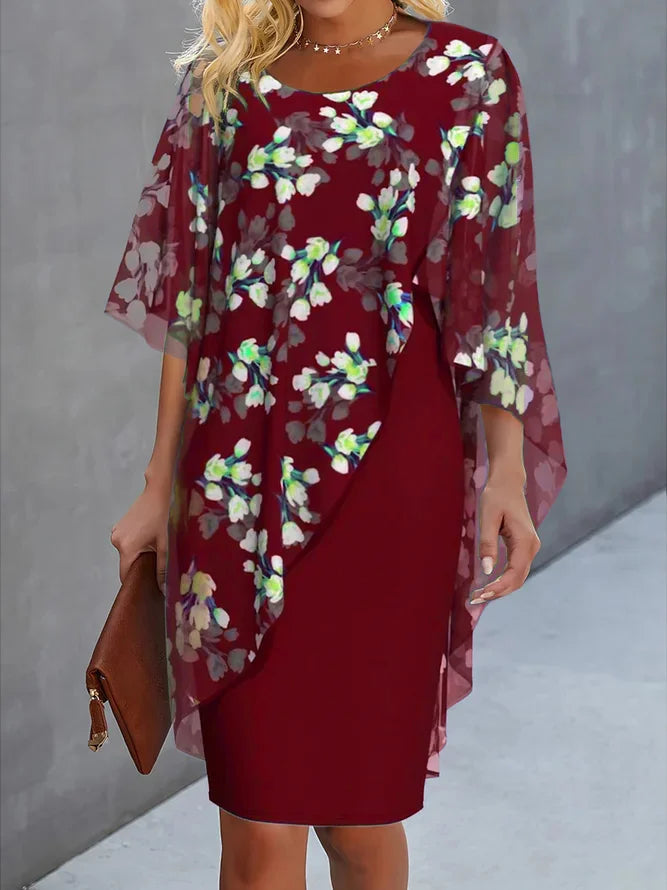 Lyanna | Florales Chiffon-Damenkleid 4