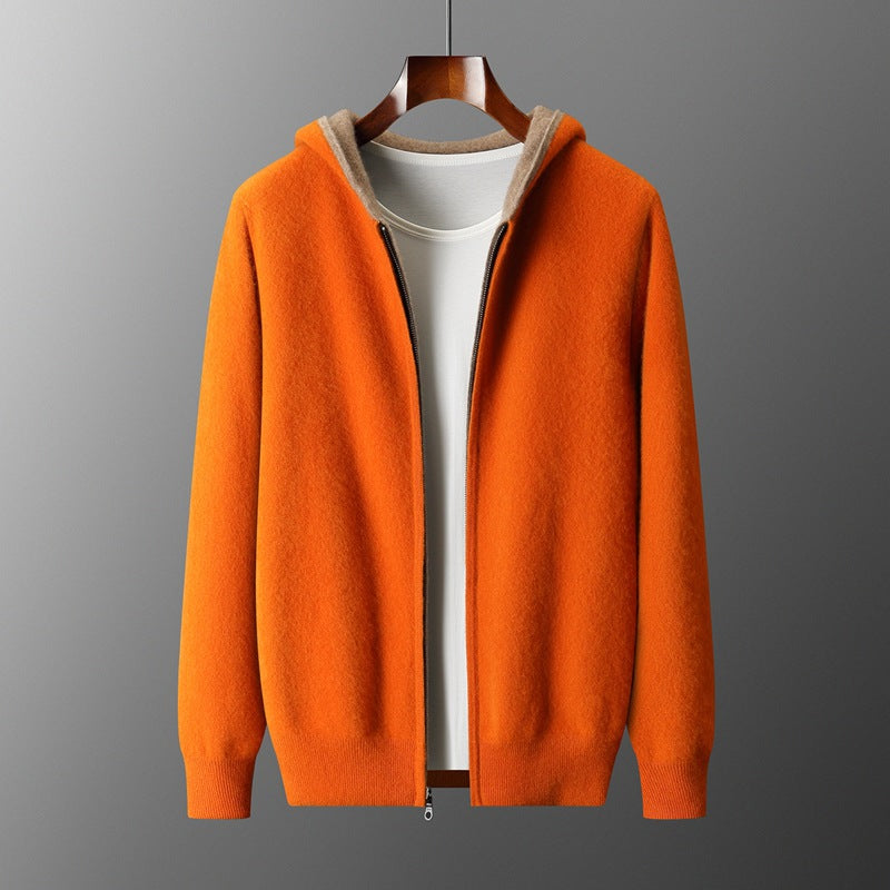 Men's Long Sleeve Zip-Up Hoodie | Casual Style