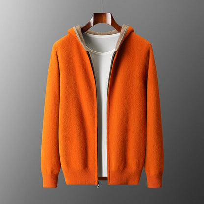 Men's Long Sleeve Zip-Up Hoodie | Casual Style