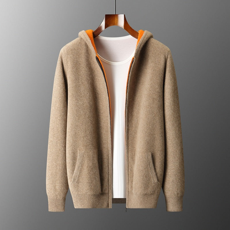Men's Long Sleeve Zip-Up Hoodie | Casual Style