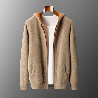 Men's Long Sleeve Zip-Up Hoodie | Casual Style