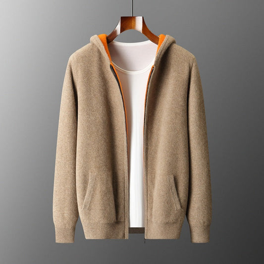 Men's Long Sleeve Zip-Up Hoodie | Casual Style